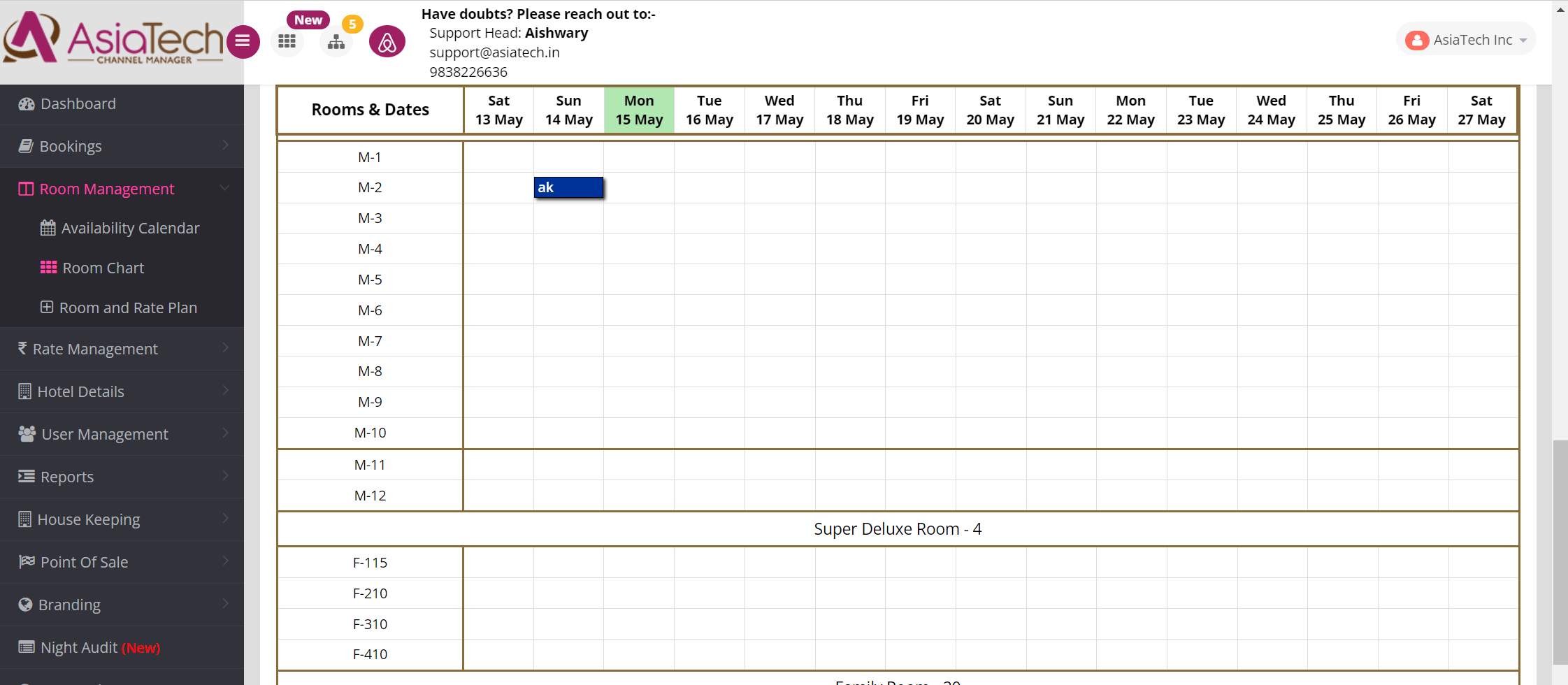 Asiatech Hospitality Solutions screenshot