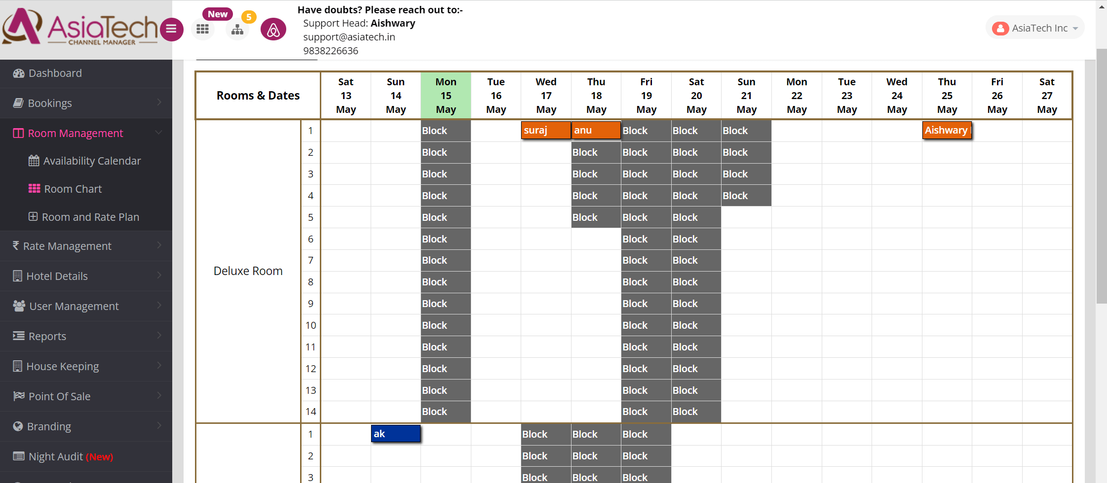Asiatech Hospitality Solutions screenshot