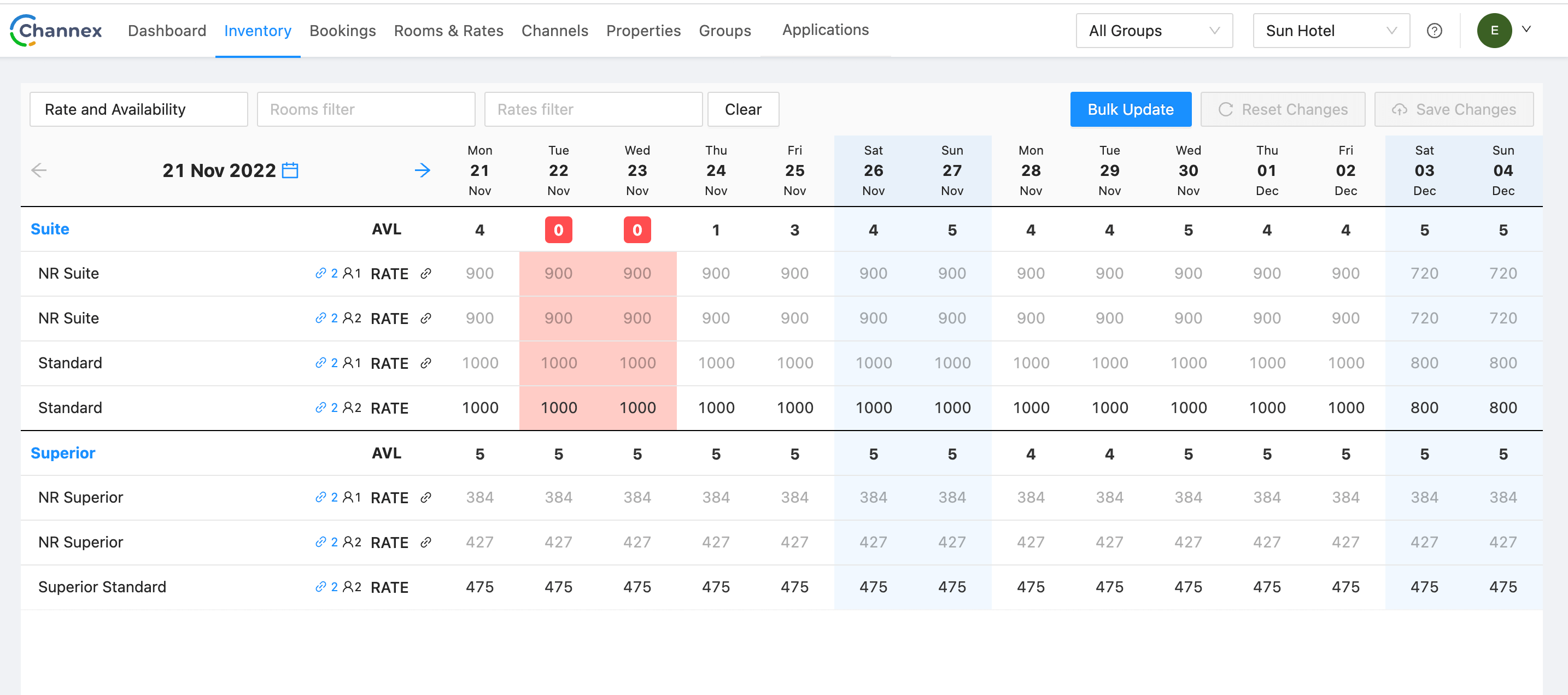 Channex screenshot