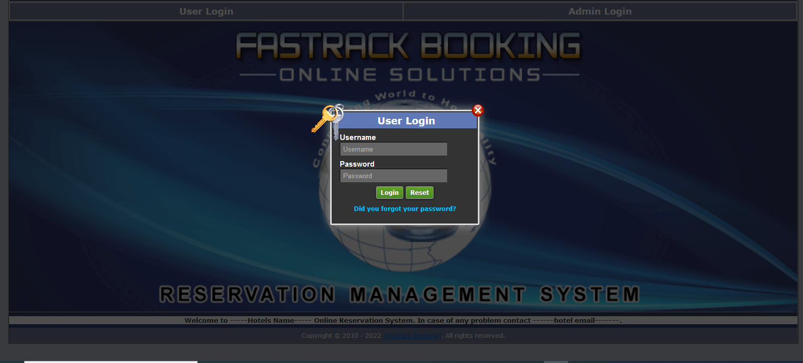 Fastrack Booking screenshot