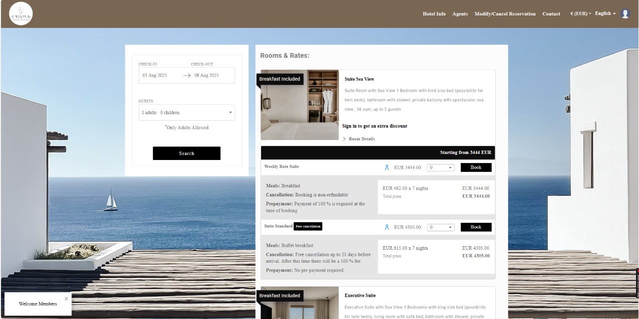 HotelPoint PMS screenshot