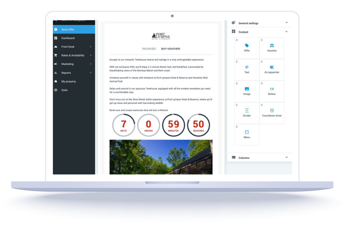 Profitroom screenshot