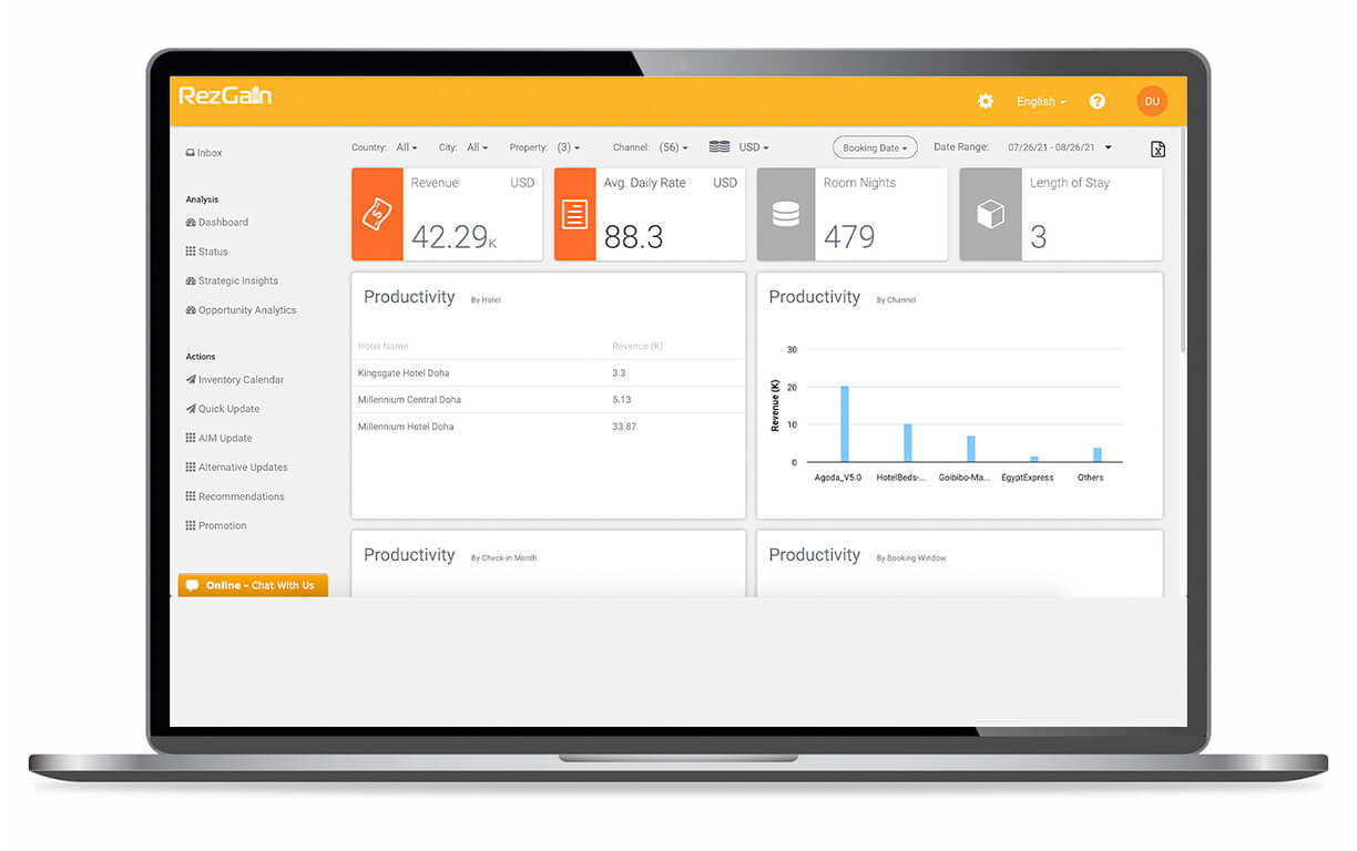 RateGain screenshot