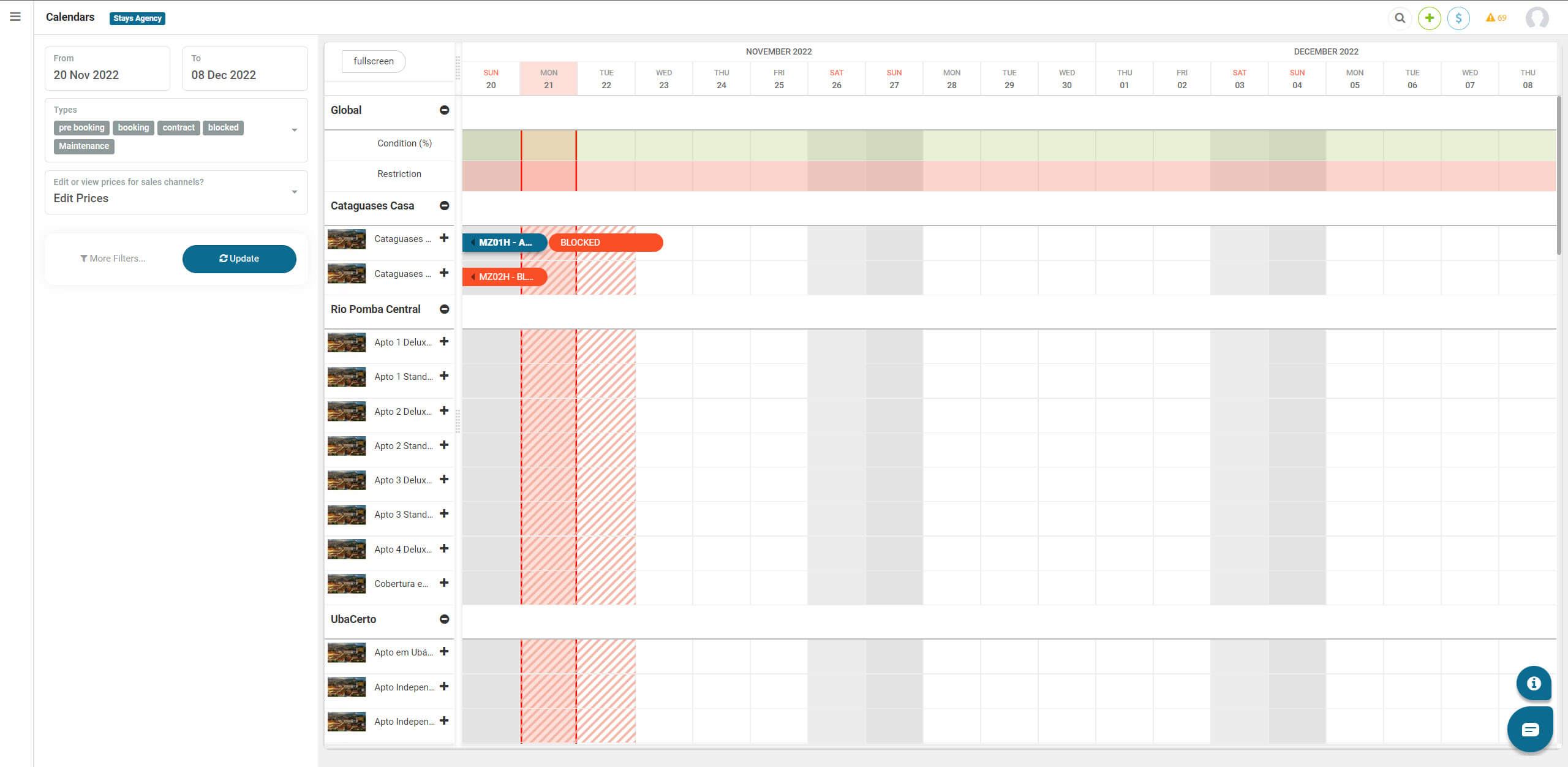 Stays.net screenshot