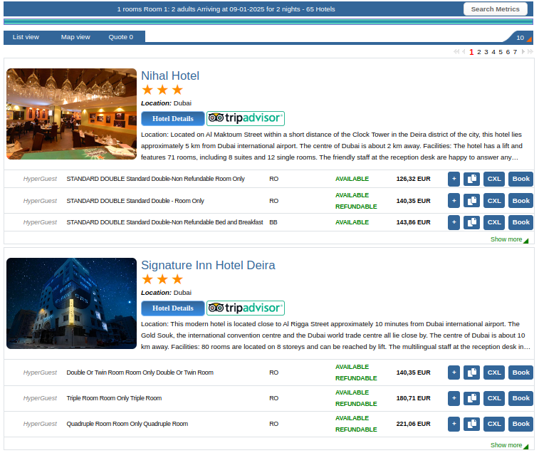 Travel Connection Technology screenshot