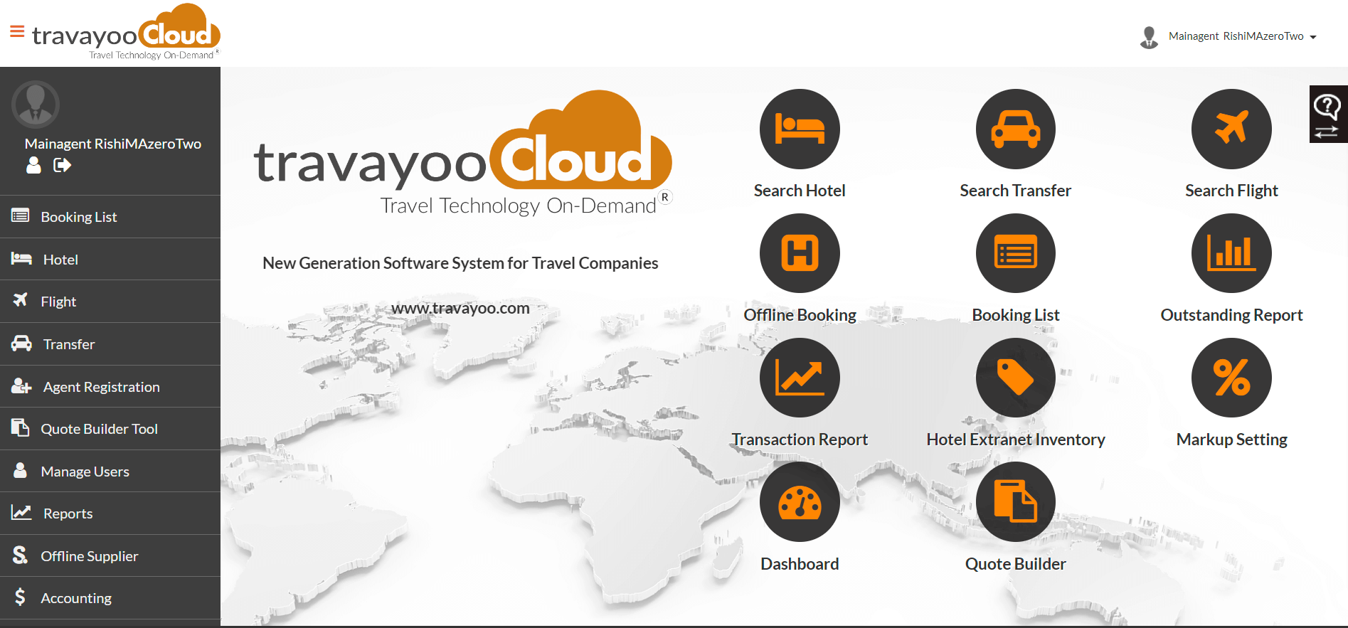 TRAVAYOO CLOUD screenshot